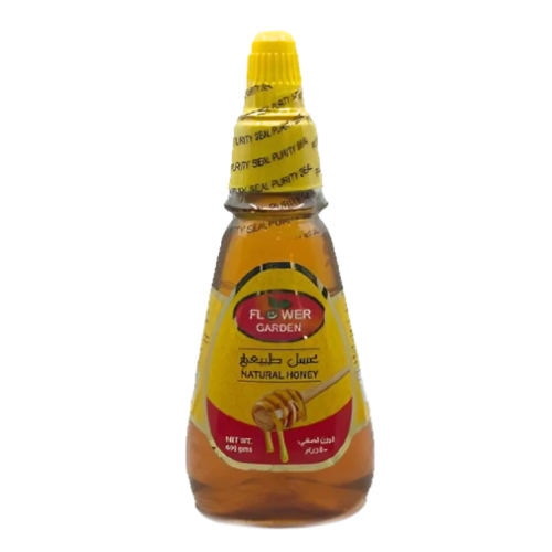 عسل طبيعي بلاستيك عصار 400جم حدائق الزهور